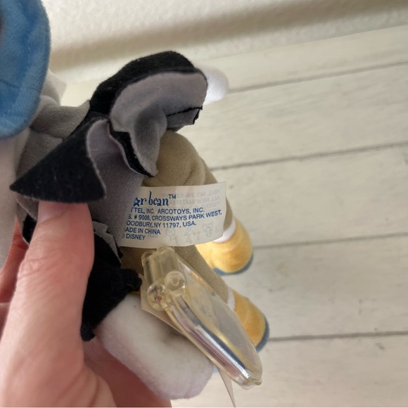 Vintage Disney Classics Jiminy Cricket Star Bean Plush Stuffed Animal Toy - Picture 6 of 6